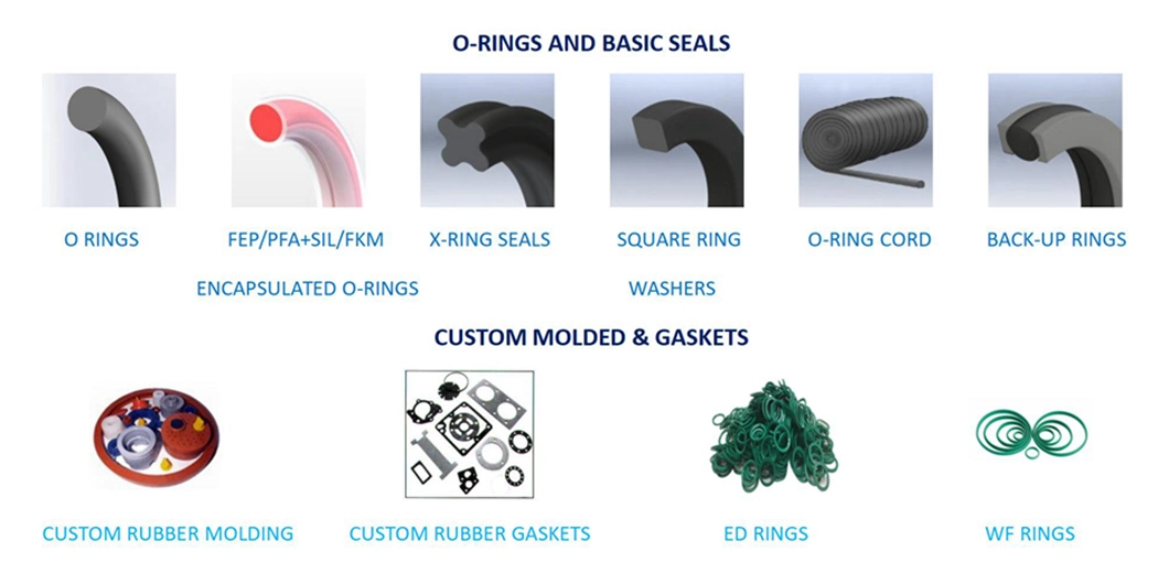 Custom Industrial Molded EPDM Nitrile Neoprene FKM FPM Rubber Part